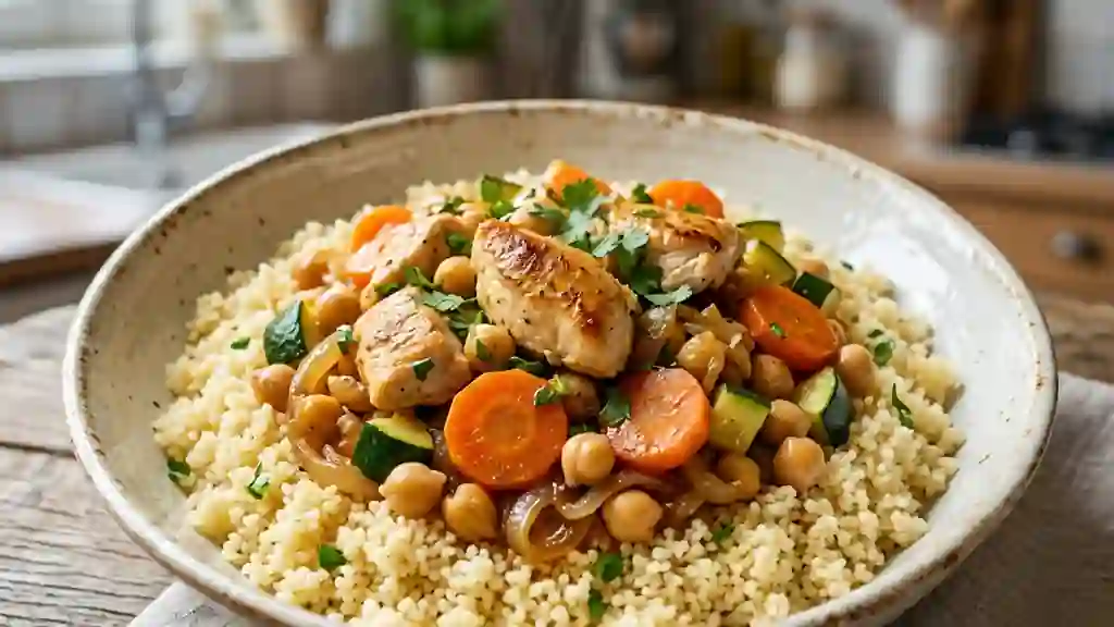 Couscous Poulet & Légumes Fondants - Photo de présentation
