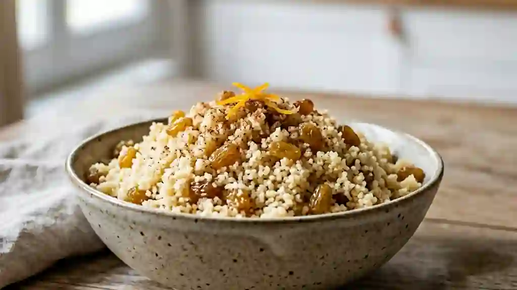 Semoule Fine aux Raisins et Parfum d'Orient - Photo de présentation