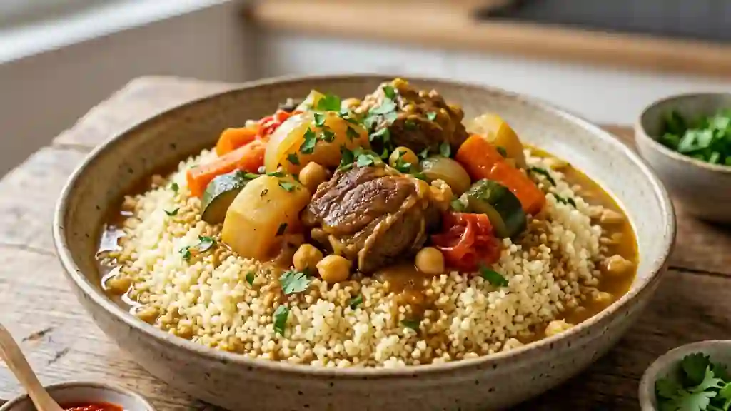 Couscous à l'Agneau Fondant et Épices Douces - Photo de présentation