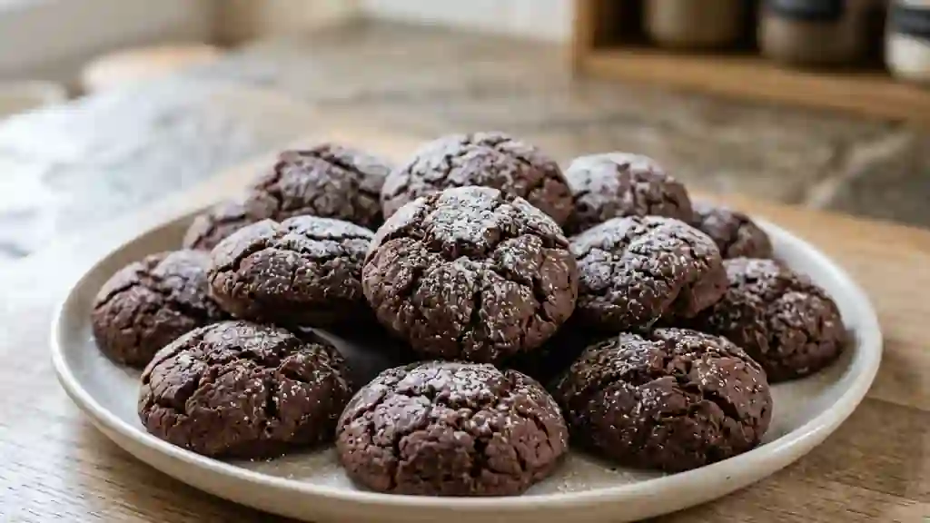 Craquelins au chocolat croquants et fondants - Photo de présentation