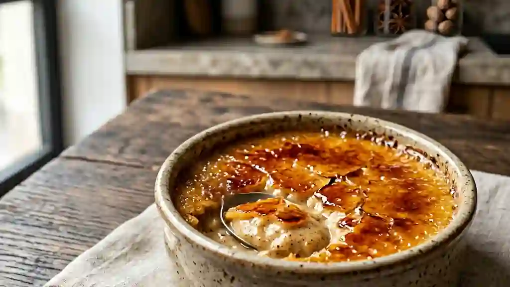 Crème brûlée fondante au pain d'épice - Photo de présentation