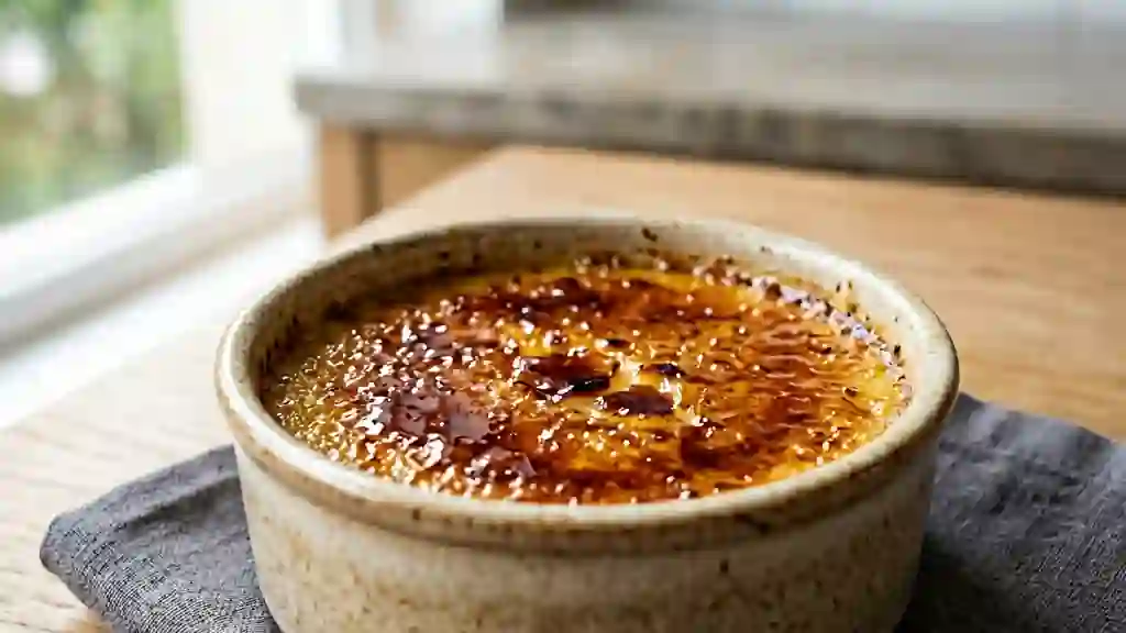 Crème Brûlée Onctueuse à la Vanille Intense - Photo de présentation