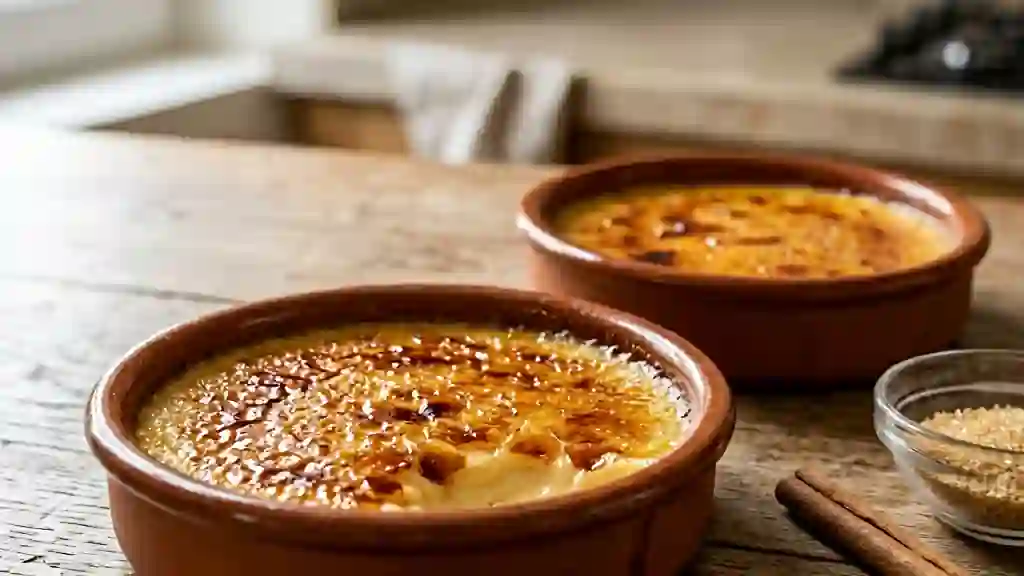 Crème Catalane Fondante et Croquante - Photo de présentation