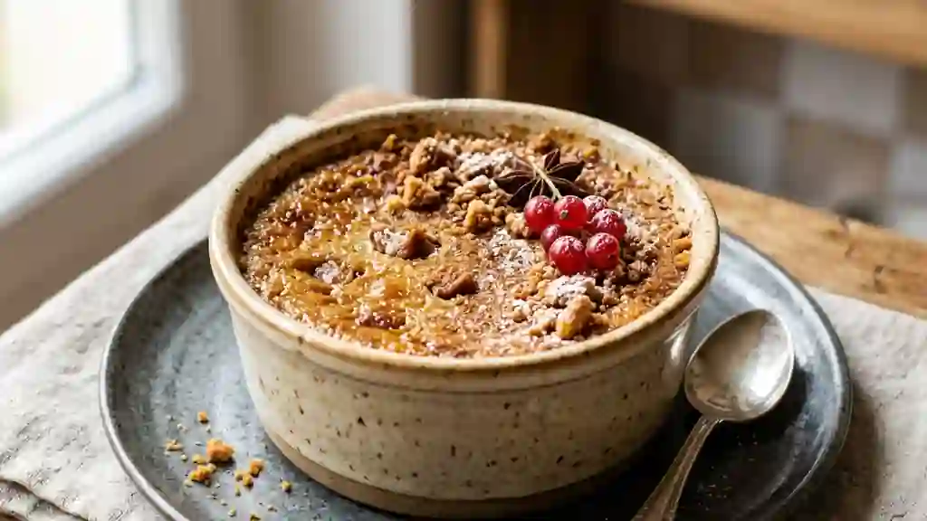 Crème onctueuse au pain d'épices et miel - Photo de présentation