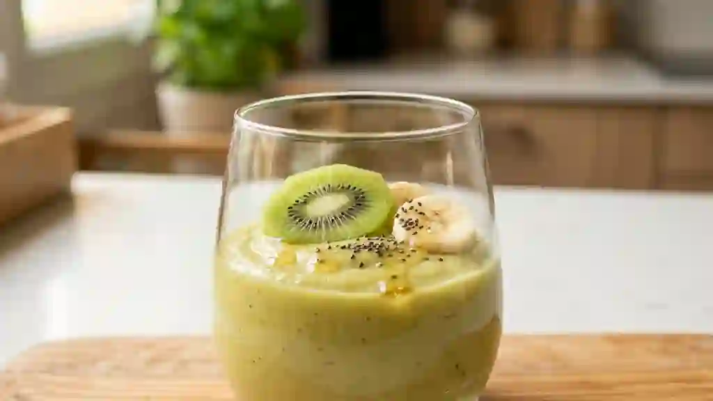 Onctueux de kiwi et banane au miel - Photo de présentation