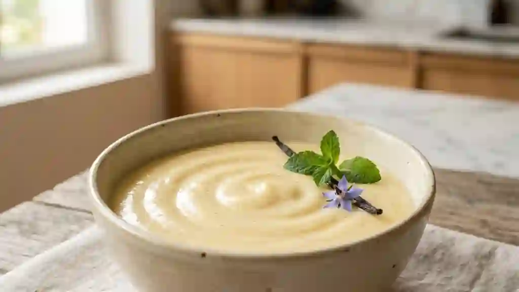 Crème pâtissière légère et onctueuse à la vanille - Photo de présentation
