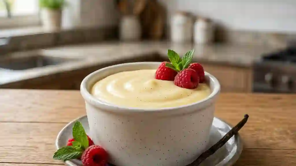 Crème Vanillée Onctueuse et Soyeuse - Photo de présentation