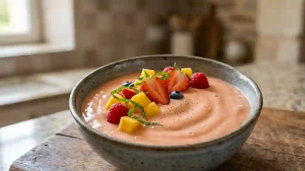 Crème Soyeuse Mangue et Fraise - Photo de présentation