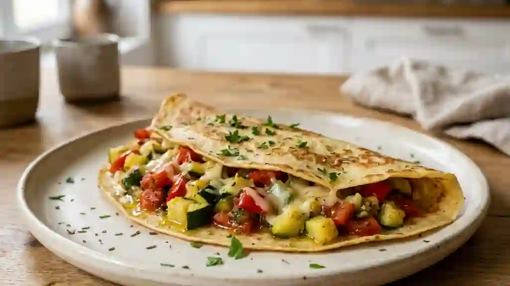 Crêpe Moelleuse aux Légumes du Soleil - Photo de présentation