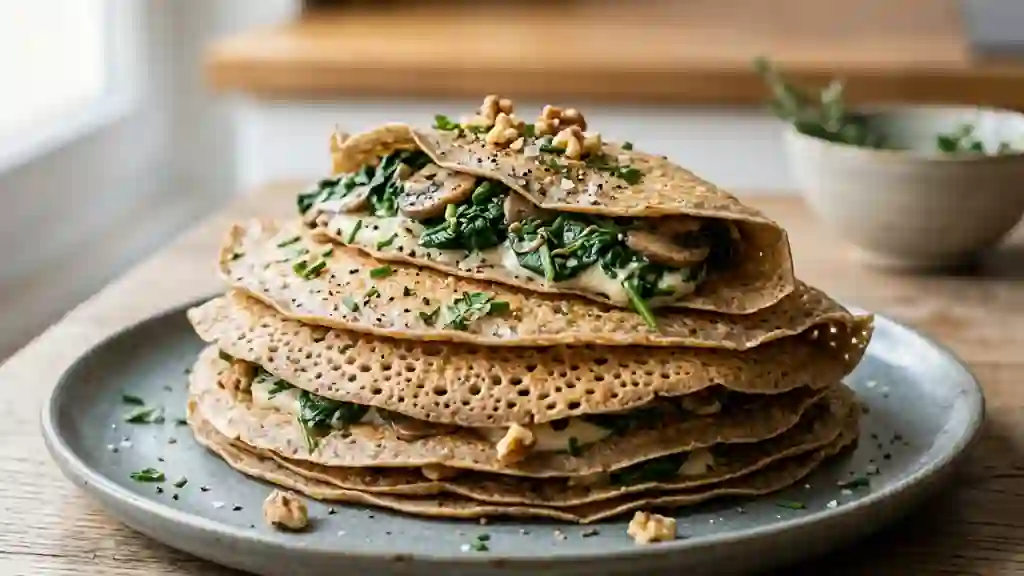 Crêpes Florence au sarrasin et amande - Photo de présentation