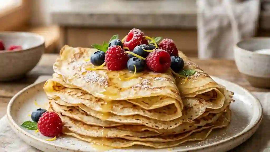 Crêpes Moelleuses à la Vanille de Gervaise - Photo de présentation