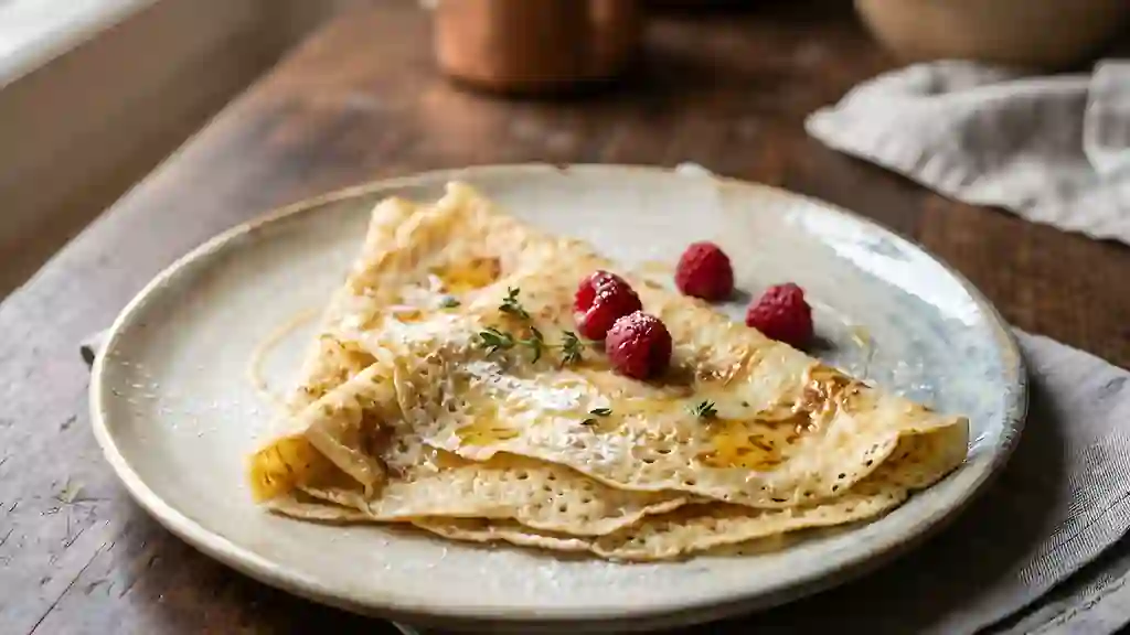 Crêpes Moelleuses à l'Huile d'Olive - Photo de présentation