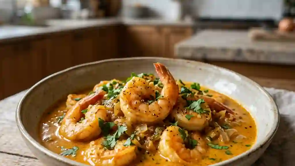 Crevettes au Curry et Coco Onctueuses - Photo de présentation