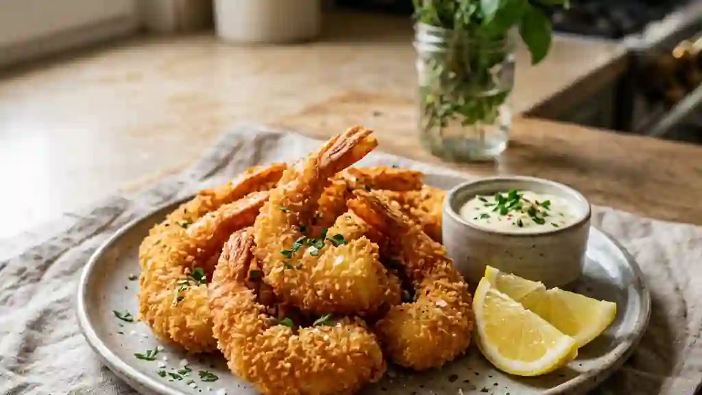 Crevettes ultra-croustillantes au citron - Photo de présentation