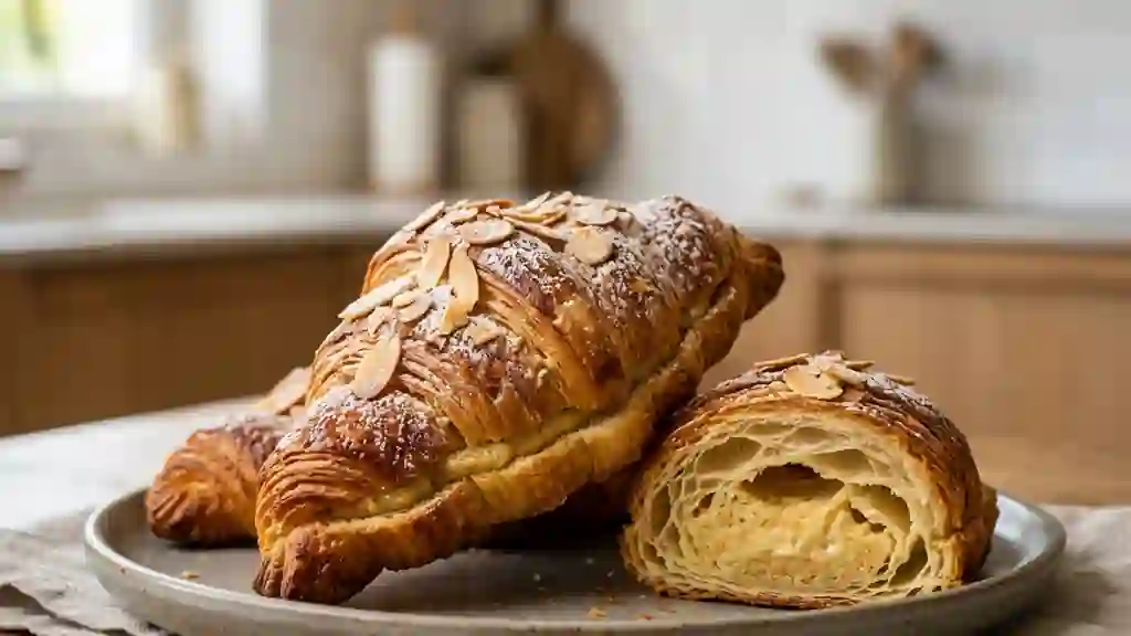 Croissants Croustillants Cœur Frangipane - Photo de présentation