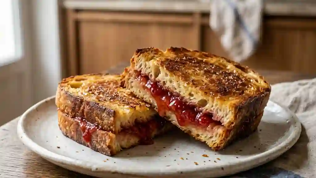 Pain perdu croustillant à la fraise - Photo de présentation