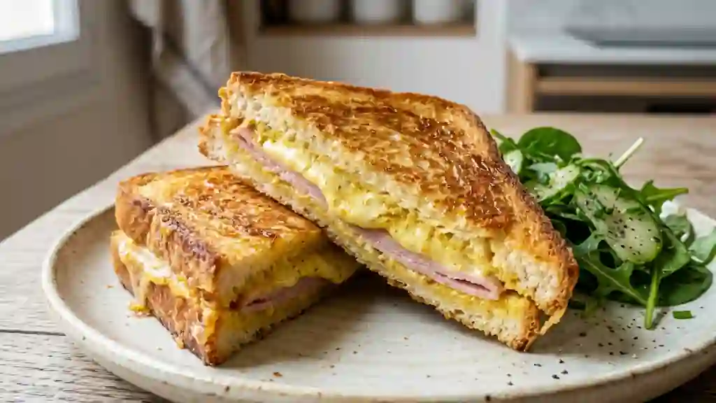 Croque Curry Fondant et Croustillant - Photo de présentation