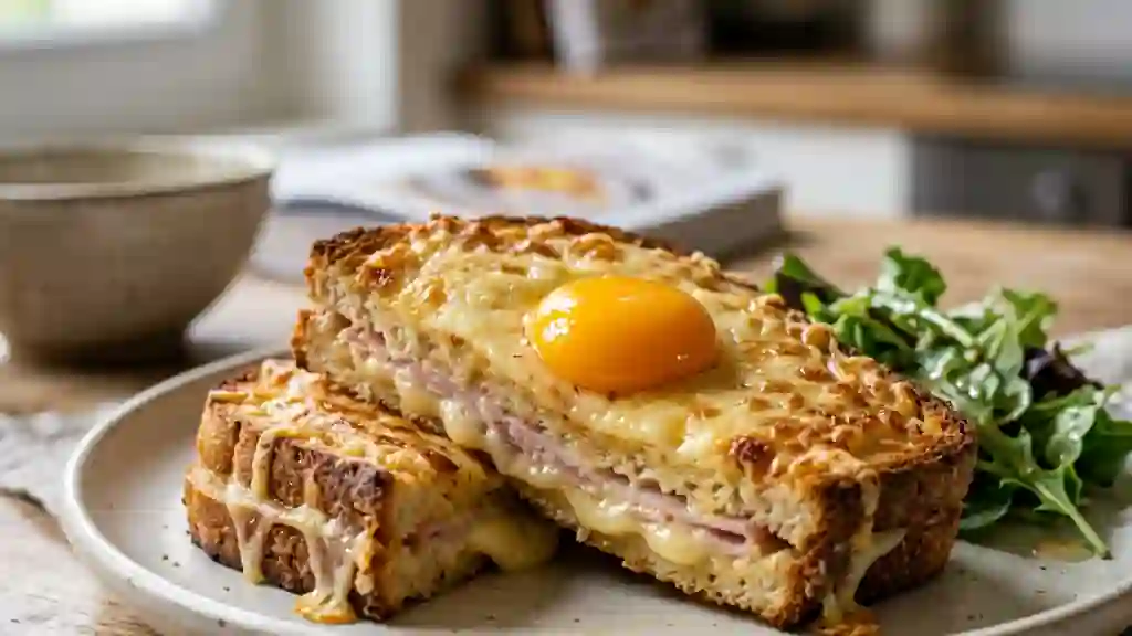 Croque-Monsieur Doré au Cœur Coulant - Photo de présentation