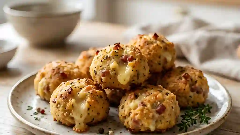 Croquets fondants au camembert et jambon cru - Photo de présentation