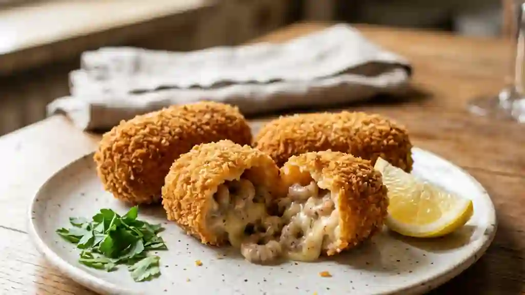 Croquettes crevettes grises au cœur crémeux - Photo de présentation
