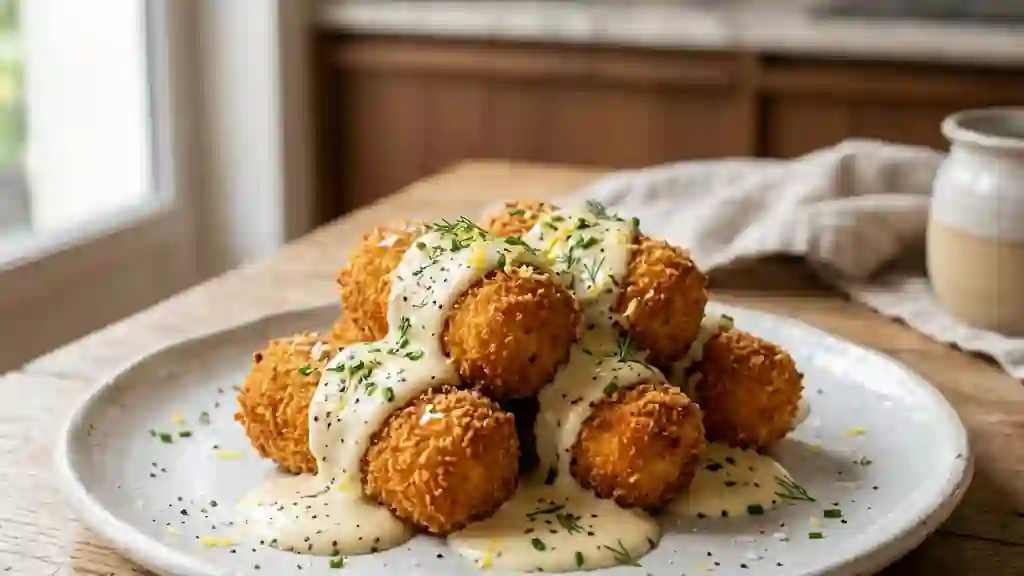 Croquettes de Fromage Blanc Crousti-Fondantes - Photo de présentation