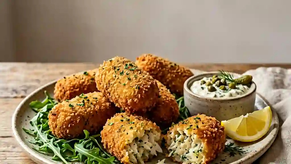 Croquettes de haddock croustillantes - Photo de présentation