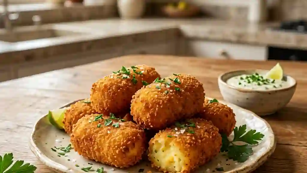 Croquettes de pommes de terre au cœur fondant - Photo de présentation