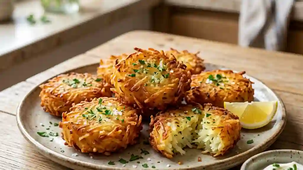 Croquettes de pommes de terre croustillantes - Photo de présentation
