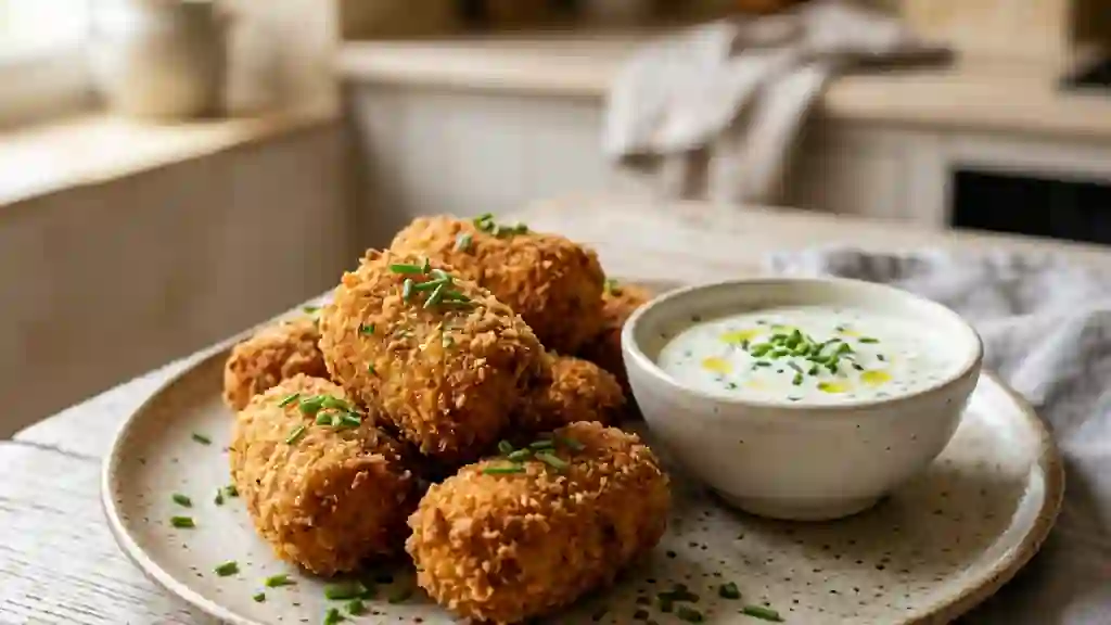 Croquettes de porc croustillantes au gingembre - Photo de présentation