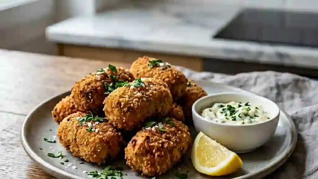 Croquettes de thon croustillantes - Photo de présentation