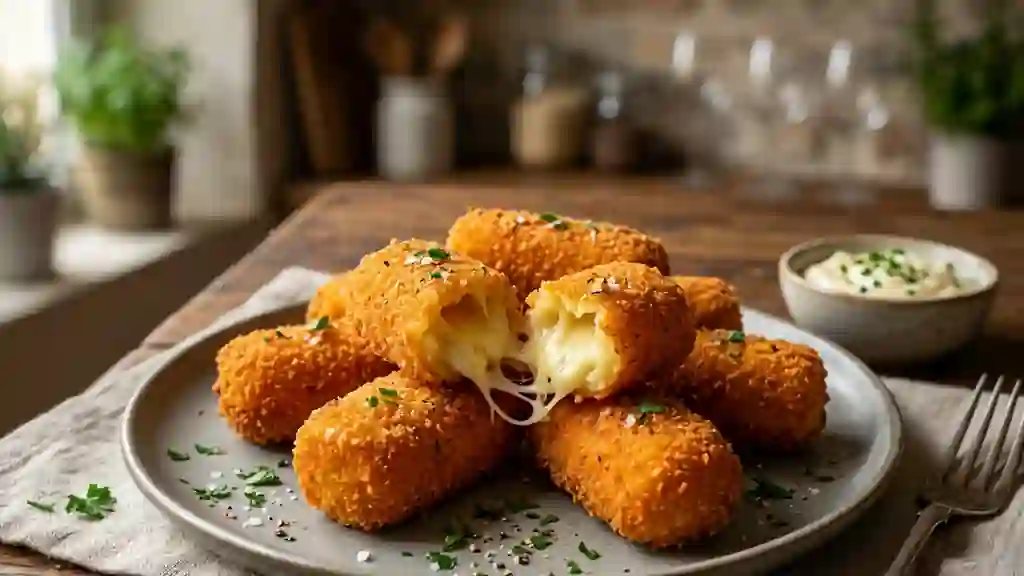 Croquettes Fromagères au Cœur Coulant - Photo de présentation