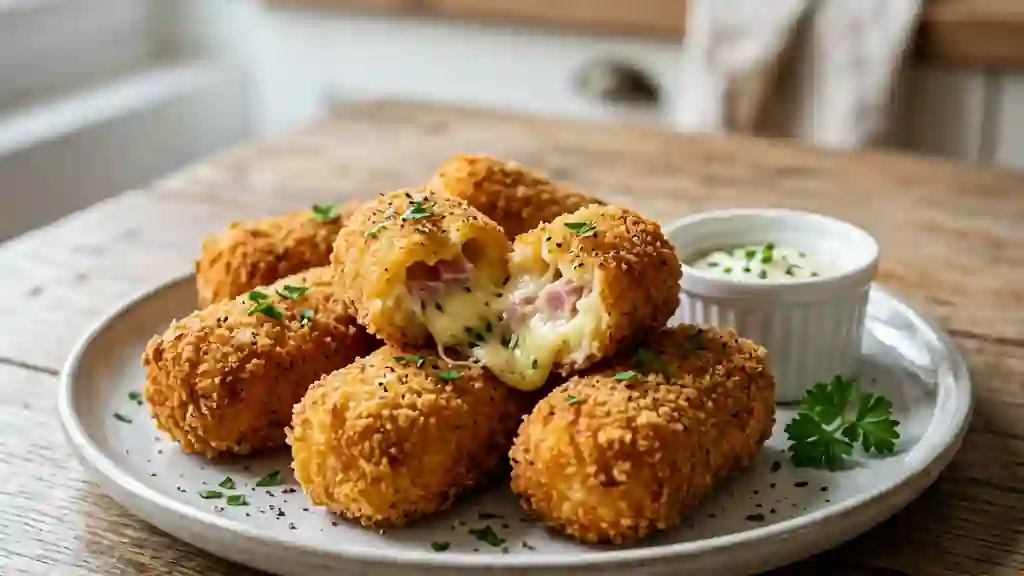 Croquettes jurassiennes au Comté fondant - Photo de présentation