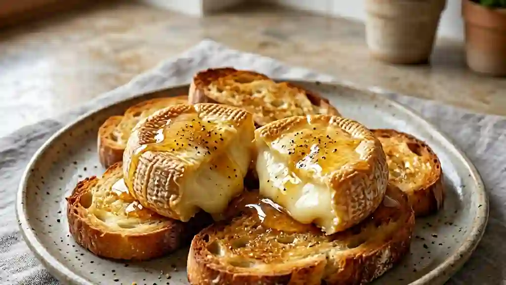 Crottin de Chavignol fondant au miel - Photo de présentation
