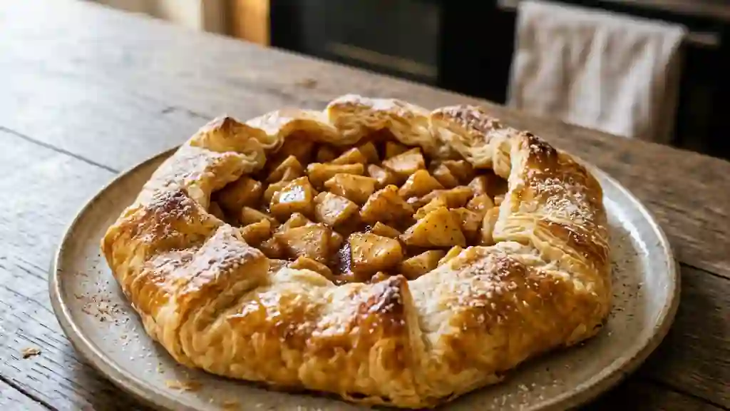 Croustade aux pommes fondantes et cannelle - Photo de présentation