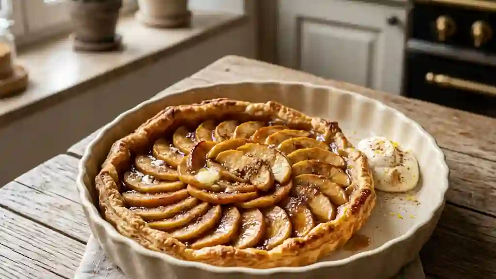 Croustade aux pommes craquante et cannelle - Photo de présentation