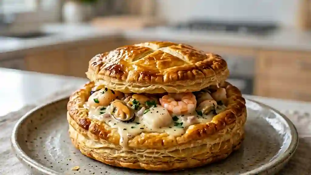 Croustade de la mer au feuilletage craquant - Photo de présentation