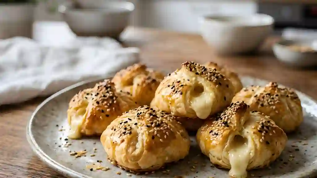 Croustillants fondants au camembert et miel - Photo de présentation
