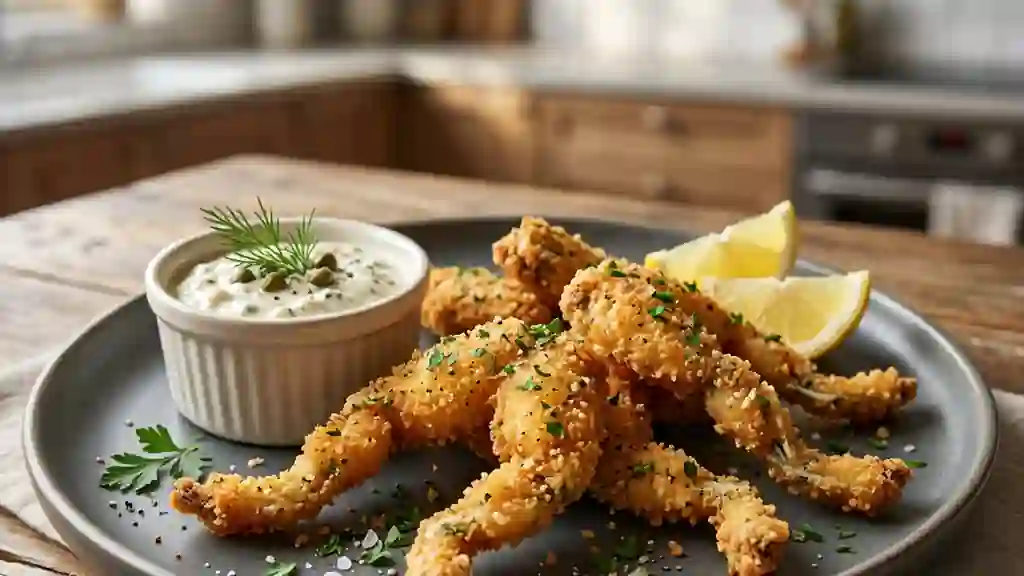 Cuisses de grenouilles croustillantes ail et persil - Photo de présentation