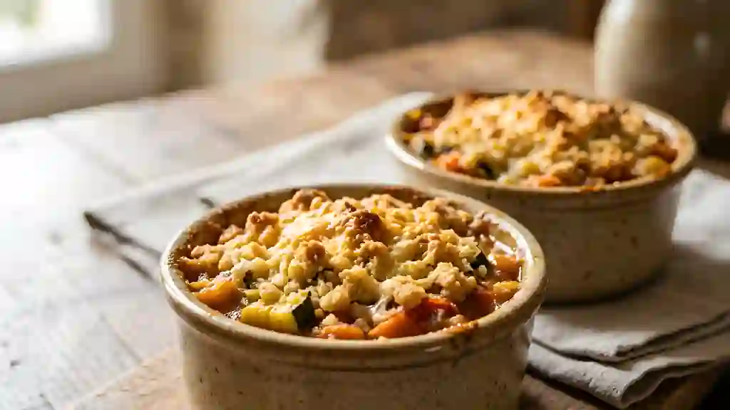 Crumble de légumes fondants et croustillants - Photo de présentation