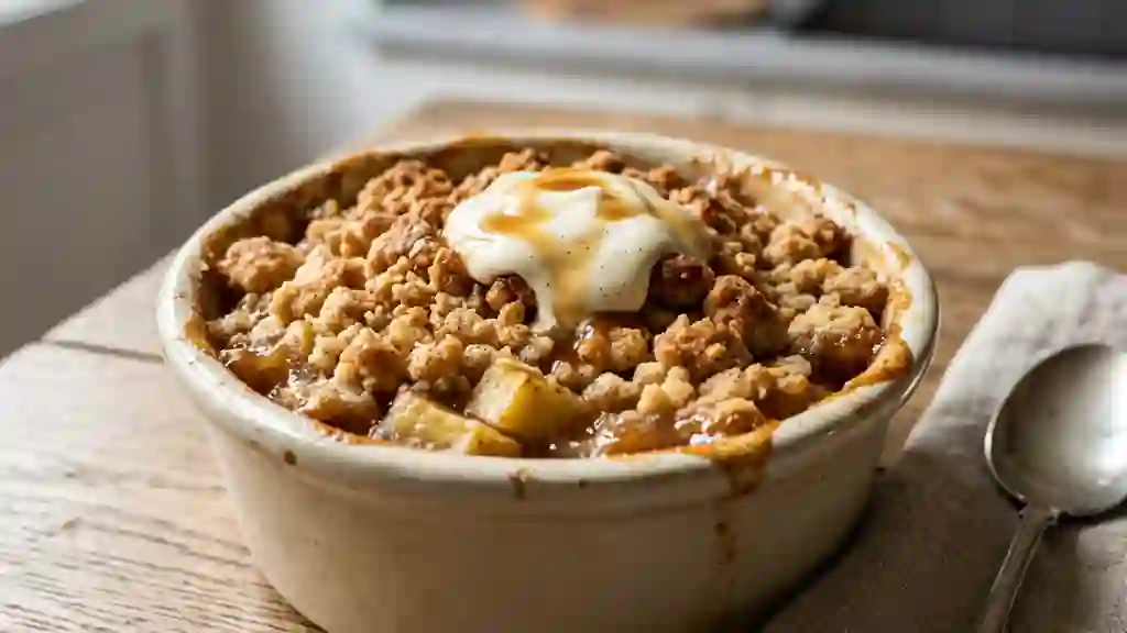 Crumble Pomme-Banane Croustillant - Photo de présentation