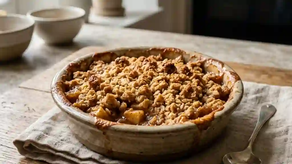 Crumble Pommes Épicé Crousti-Fondant - Photo de présentation