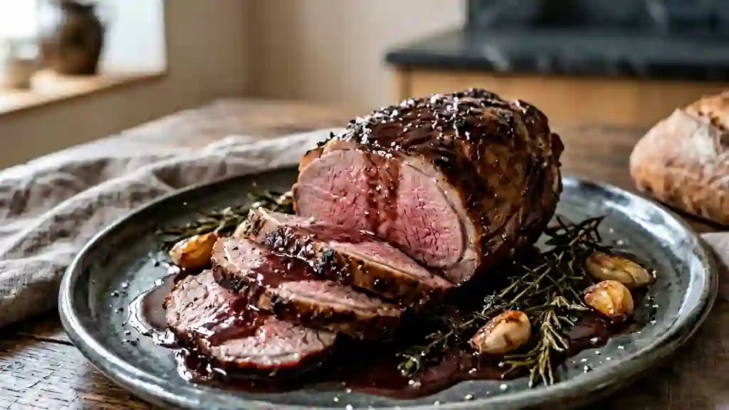 Cuisse de chevreuil fondante au romarin - Photo de présentation