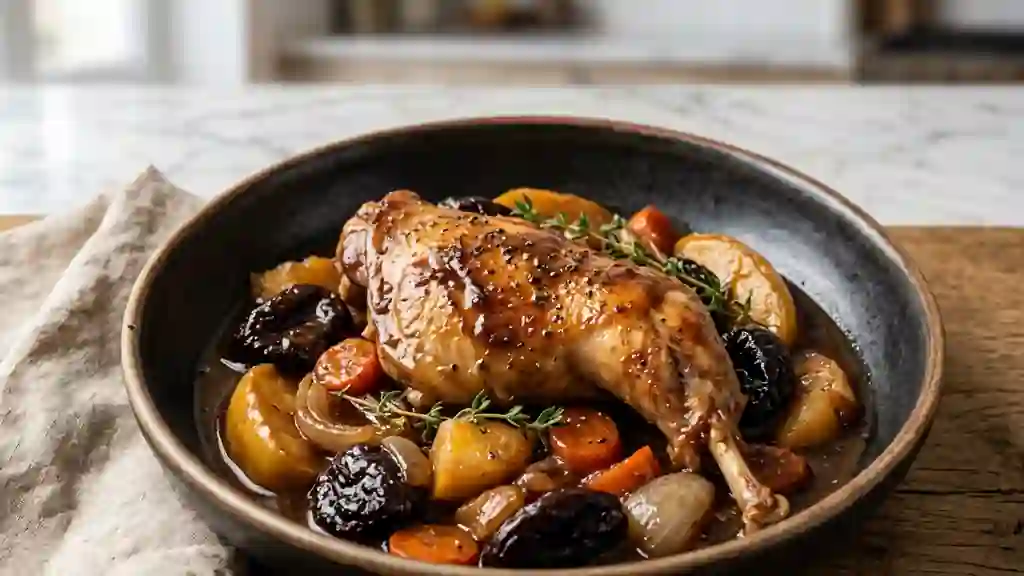 Cuisses de lapin fondantes aux fruits - Photo de présentation