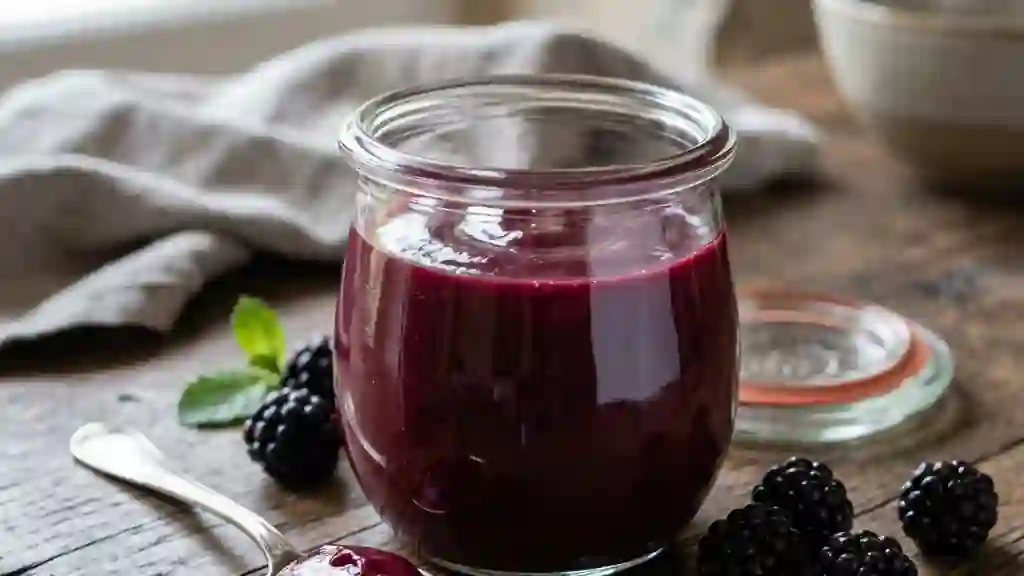 Curd de mûres sauvage et velouté - Photo de présentation