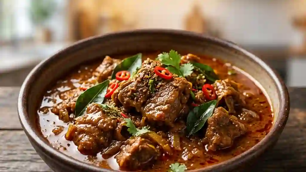 Curry de mouton malaisien fondant - Photo de présentation