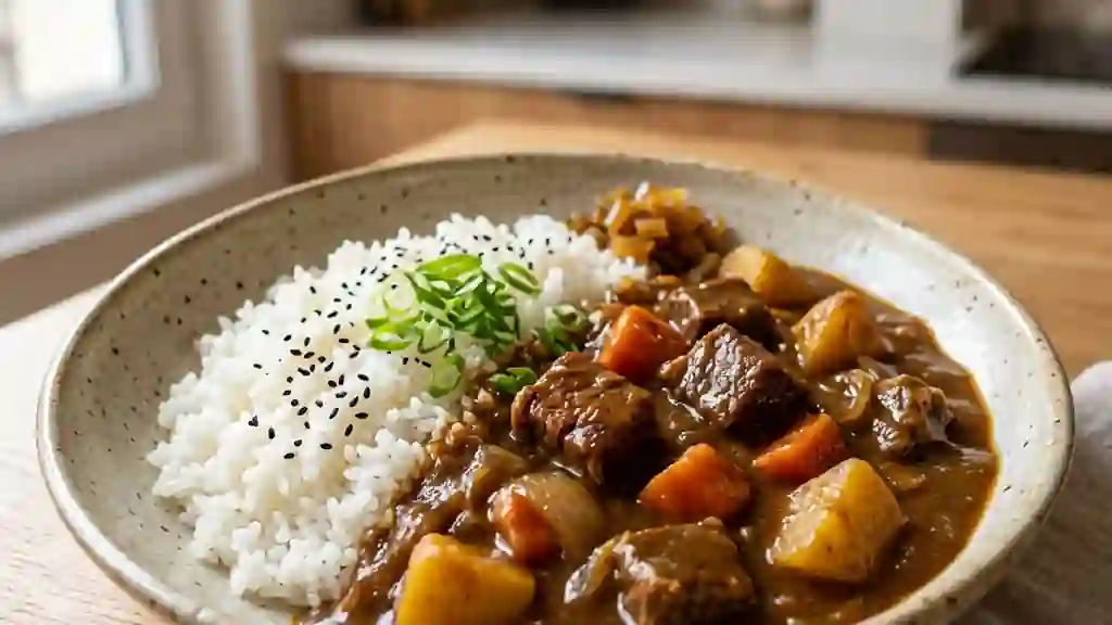 Curry de Bœuf Japonais Fondant - Photo de présentation