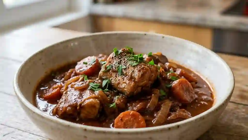 Daube de Congre Fondante au Vin Rouge - Photo de présentation