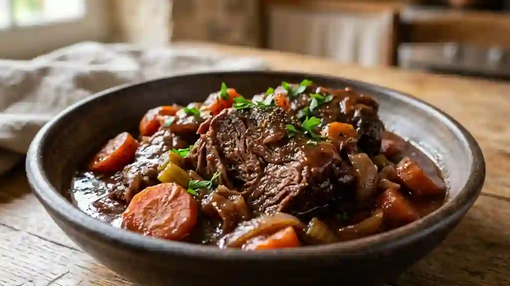 Daube de jarret de bœuf fondante - Photo de présentation