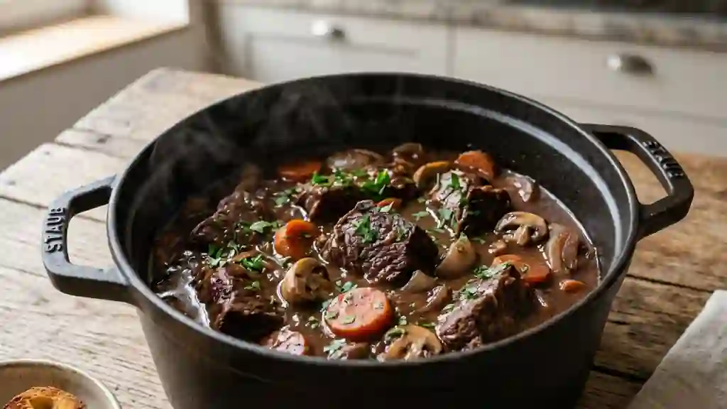Daube de Taureau Fondante au Vin Rouge - Photo de présentation