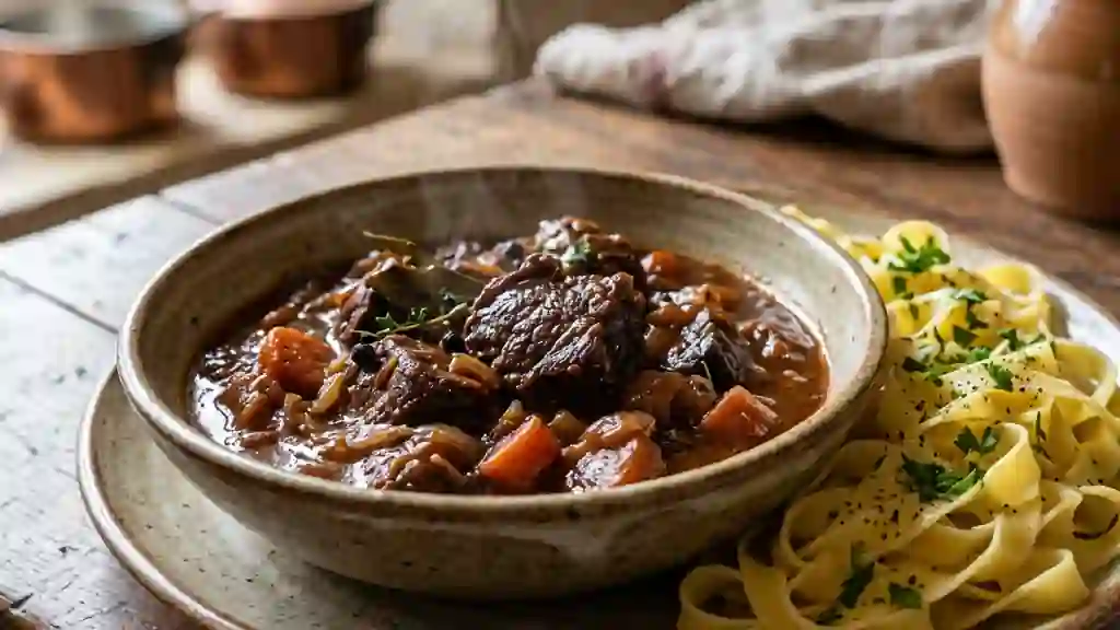 Daube d'Avignon fondante au vin rouge - Photo de présentation